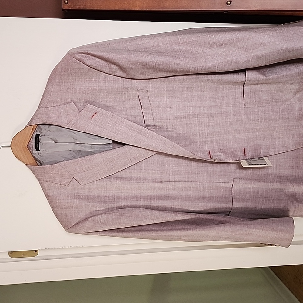 New Brioni Sportcoat 48 Regular Muted Purple Gorgeous One of A Kind